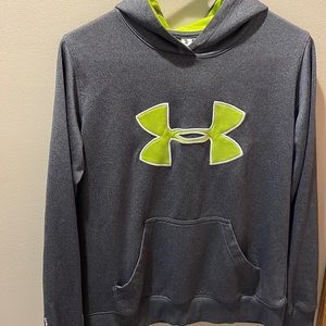 Lime Green Under Armour Hoodie 